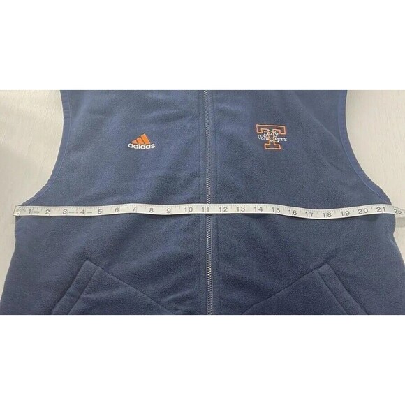 Adidas Tennessee Lady Volunteers Fleece Full Zip Vest Jacket  Size Small - Picture 6 of 9